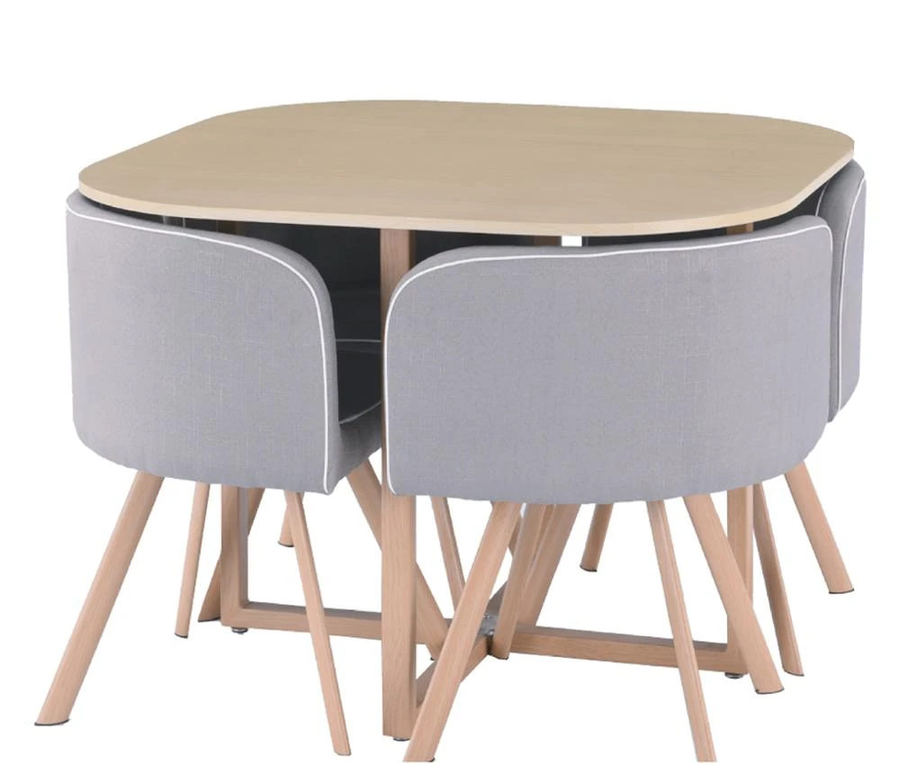 Hot sale dining room furniture wooden modern dining table set