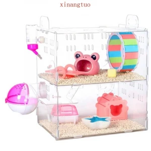 Hot sale high custom luxury acrylic large hamster cage