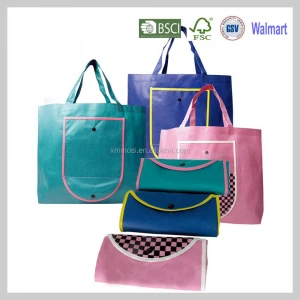 Hot sale low cost promotional bag PP non woven bag folded into a wallet