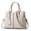 Hot Sale New Fashion Casual Women Bags Tote Brand Shoulder Lady Daily Zipper Genuine Leather Bag