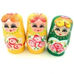 Hot Sale Puppet Toys 5 Layers Of Paint Wooden Russian Dolls Tourist Souvenirs Stalls Selling Russian Doll