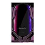 Hot sale R1 Smart Infrared Sensor Automatic Clamping 10W Qi Fast Charging Car Mobile Phone Holder R1 R2 Wireless Car Charger