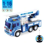 Hot sale toy vehicle 1/16 radio control car toys musical rc city engineering wrecker truck