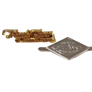 Hot Sales manufacturer award metal plating brush antique gold medallion medal