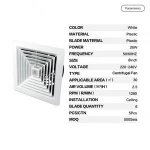 Hot Sell Oscillating Pedestal Fan Parts Good Quality Air Ventilation Fan
