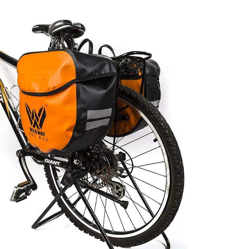 Hot Selling 500D PVC Outdoor Bicycle Travel Backpack Waterproof Bag Bike Seat Bag