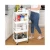 Import Hot selling cheap custom storage shelf trolley cart rack kitchen cart trolley storage rack with wheel from China