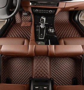 Hot-selling custom PVC 3d 5d soft leather car mats non-skid car floor mat