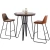 Import Hot selling customized fashion design home furniture dining table set kitchen table from China