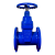 Import Hot  selling   customzed   DIN3352-F5  Non -rising  stem  resilient  soft  seat   DN65   PN10  gate  valve from China