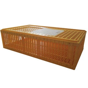 Hot selling heavy-duty animal turnover crate transport chicken cage for adult chicken /chick transport box with low price