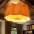 Import Hot selling surface home decor hotel modern wood led ceiling light from China