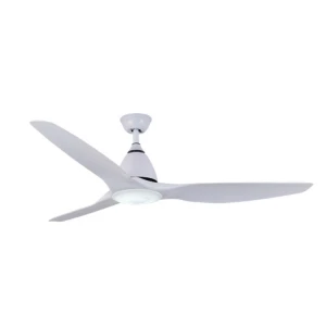 Hot Wholesale 52 Inch Remote Control Fan Light Plastic White Ceiling Fan With Light