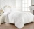 hotel comforter duvet insert white square pattern 225gsm100% microfiber filling quilt queen size