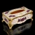 Import hotel rectangle metal tissue box from China