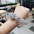 Import HP-002 Wholesale new girl pearl rubber band crystal ladies hair ring fashion women elastic hair bands from China