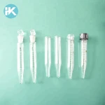 Huke Promotion Sterile Black Screw Cap Graduated Marks Conical Centrifuge Tube