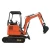 Import Hydraulic 2.2 ton crawler mini excavator micro digger excavator for sale from China