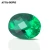 Import Hydrothermal Grown Emerald 10*8mm 2.2 Carat Oval Shape Double Checker Cut Zambian Emerald Loose Gemstones from China