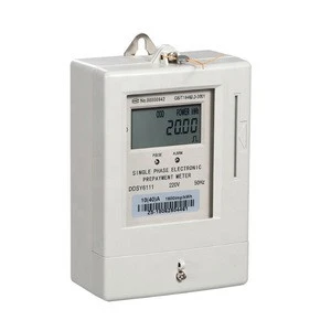 IC Card Magnetic Card Prepaid Single Phase Electricity Meter