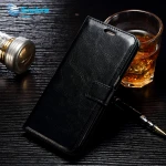 iExplore manufacturer flip cover Crazy Horse PU leather case card slot wallet phone case for iPhone XS 7 8 plus Samsung S7 edge
