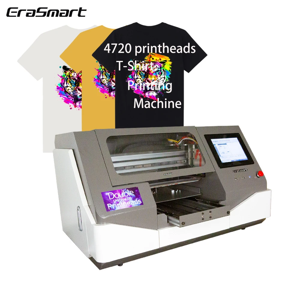 Imprimante Textile Automatic Direct 3D Digital Custom Fabric Cloth Garment Tshirt Dtg Printer T-Shirt T Shirt Printing Machine
