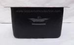 Indian-Made Hammered Antique Copper Bar Sink Single Bowl Kitchen Sink One Hole Under-Mount Antique Copper Square Hammered Design
