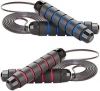 Indoor and Outdoor Workout Adjustable Speed Skipping Jump Rope With Steel Wire