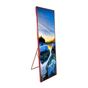 Indoor Full Color Advertising Screen P2.5 P3  Poster LED Display for Shops