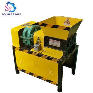 Industrial small multifunction waste wood old paint bucket scrap metal pulverizer/single shaft paper shredder recycling machine