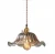 Import industrial style glass ceiling lamp/glass shade brass hanging pendant light from China