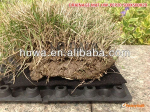 interlocking drainage mat plastic drainage matting grass drainage mat