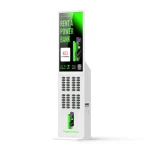 international famous and prospective vending machine 48 slots power bank shared station with screen for commercial outdoor