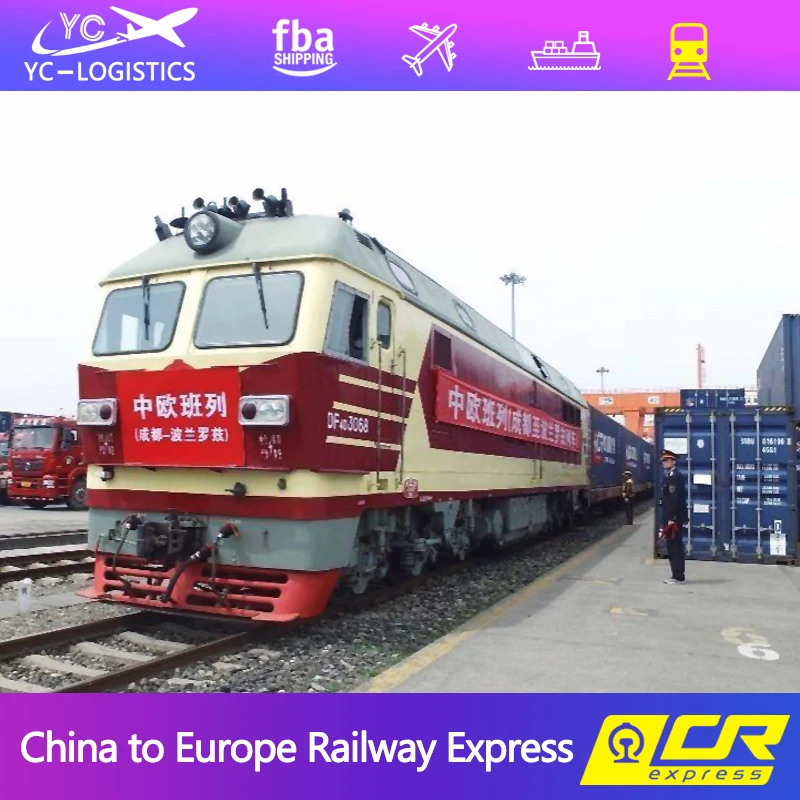 International Railway Shipping China To Europe Train Freight Forwarder Door To Door Service