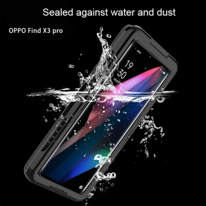 IP68 Waterproof Cases For OPPO Built-in Screen Protector Full Body Sealed Underwater Protective Cover Case for OPPO Find X3