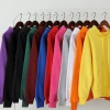 JACKETOWN Accept Embroidery Cheap Wholesale Stock US Size S XL Plain Mens Hoodies & Sweatshirts Black Pullover Man Hoody