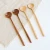 Import Japanese Solid Wood Series Nanmu Spoon Wood Hot Pot Long Handle Spoon Stir Spoon Sauce from China