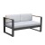 JB3062 Modern Design Garden Furniture sofa set Patio  Aluminum Outdoor Sofas