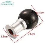 JDMotorsport88 Real Racing Carbon Fiber Rally Black Gear Shift Knob For Swift