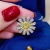Import Jewelry New S925 Silver Necklace Female Korean Version Of The Trend Of Gender-Oriented Flower Daisy Pendant from China