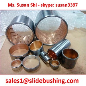 Jiashan Dingyi Interaction bearing co,ltd/Bi-metal liner bush carbon steel bronze SJ DYB series JF Bimetal Bushing