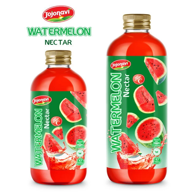 JOJONAVI Fruit Nectar with Watermelon juice in Glass Bottles 750ml ODM service from Viet Nam