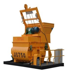 JS750 universal concrete mixer machine machine with lift price for brick making machine