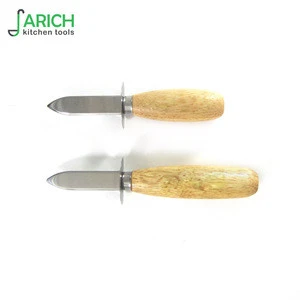 (JYKTO-A019) hot sale general wooden handle oyster knife