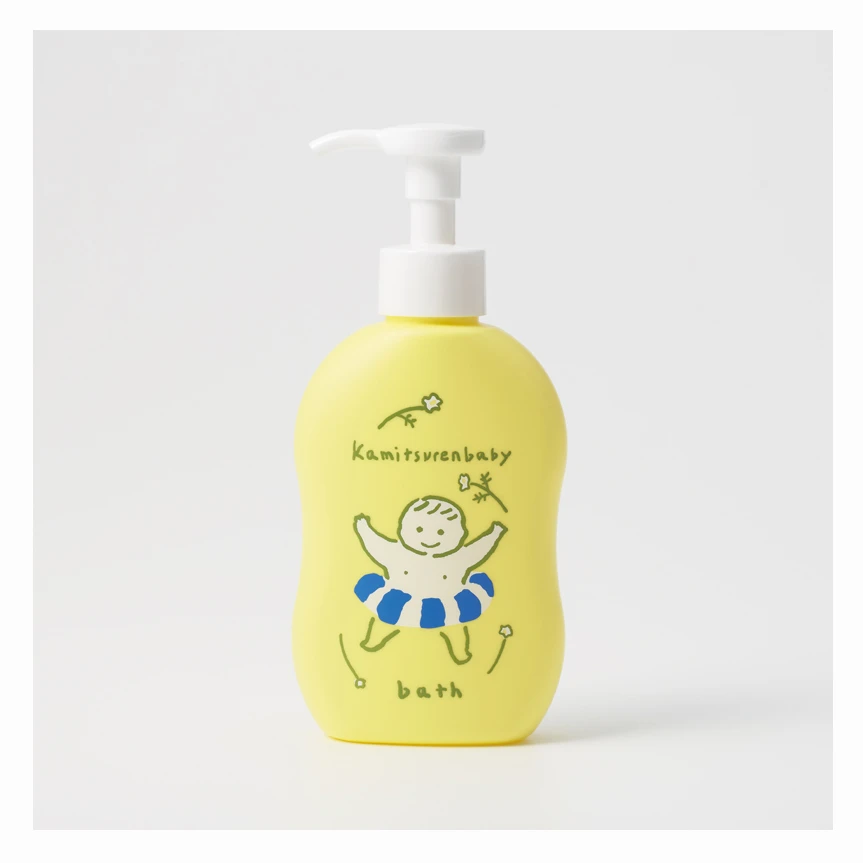 Kamitsuren wholesale herbal liquid shower shampoo baby bubble bath