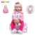 Import KEIUMI Baby Doll 60cm Big Blonde Realistic Blue Eyes Pure Manual Reborrn Dolls from China