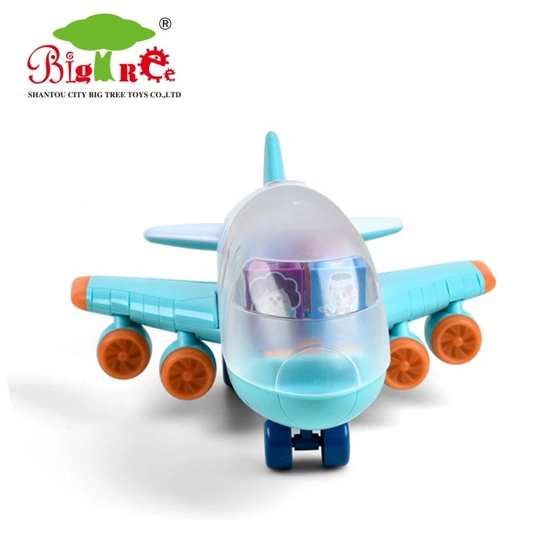 kids educational set battery operated electric plane toy with 4 functions