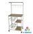 Import kitchen iron serving metal vegetable trolley cart with oven stand 4 wheels from China