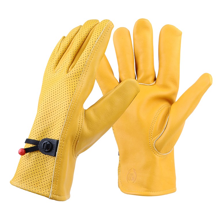 KKOYING guantes badana Leather Work Gloves hand gloves safety work Heavy Duty construction leather work gloves bulk