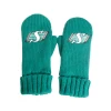 Knitted Mittens JS Custom Embroidery with Fleece Lining Knit 100% Acrylic 6116930090 Customized CN;JIA Jurong Jiasheng